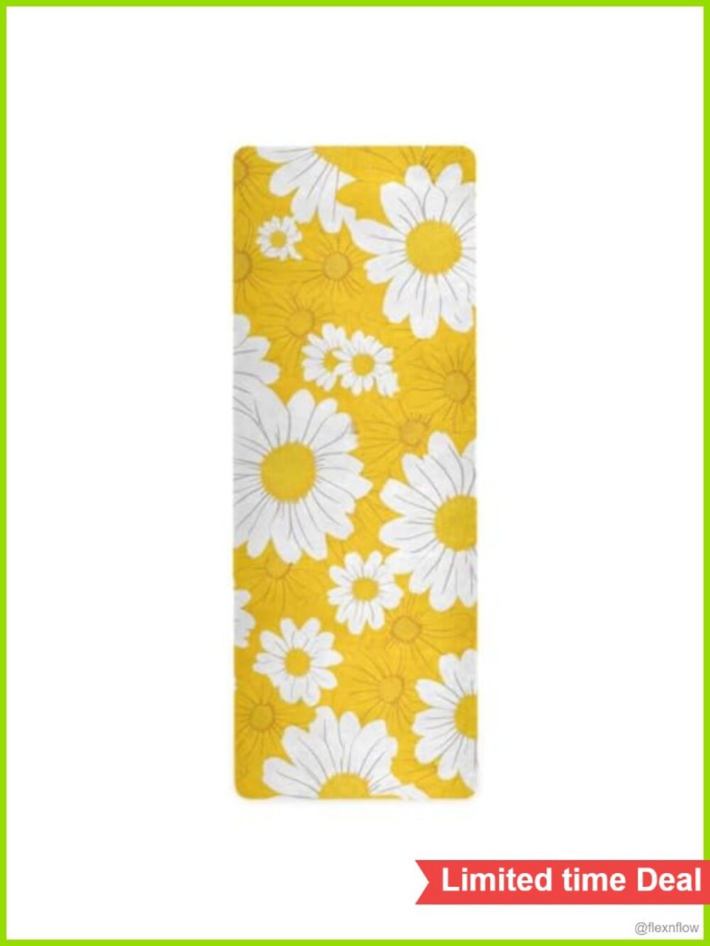 Suede Natural Rubber Yoga Mat Non-Slip Exercise Fitness Mat 71x26in